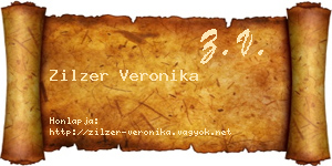 Zilzer Veronika névjegykártya